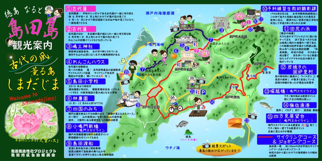 島田島観光案内図
